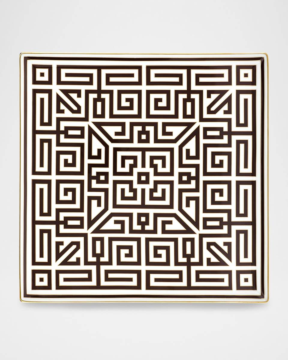 Labirinto Ebano Vide Poche Square Plate